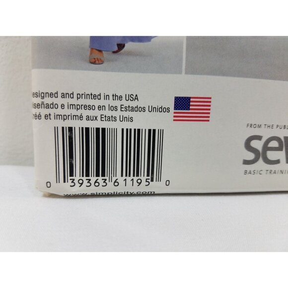 Simplicity Sewing Pattern 1195 womens dress size 12-20 uncut factory folded - Picture 9 of 9